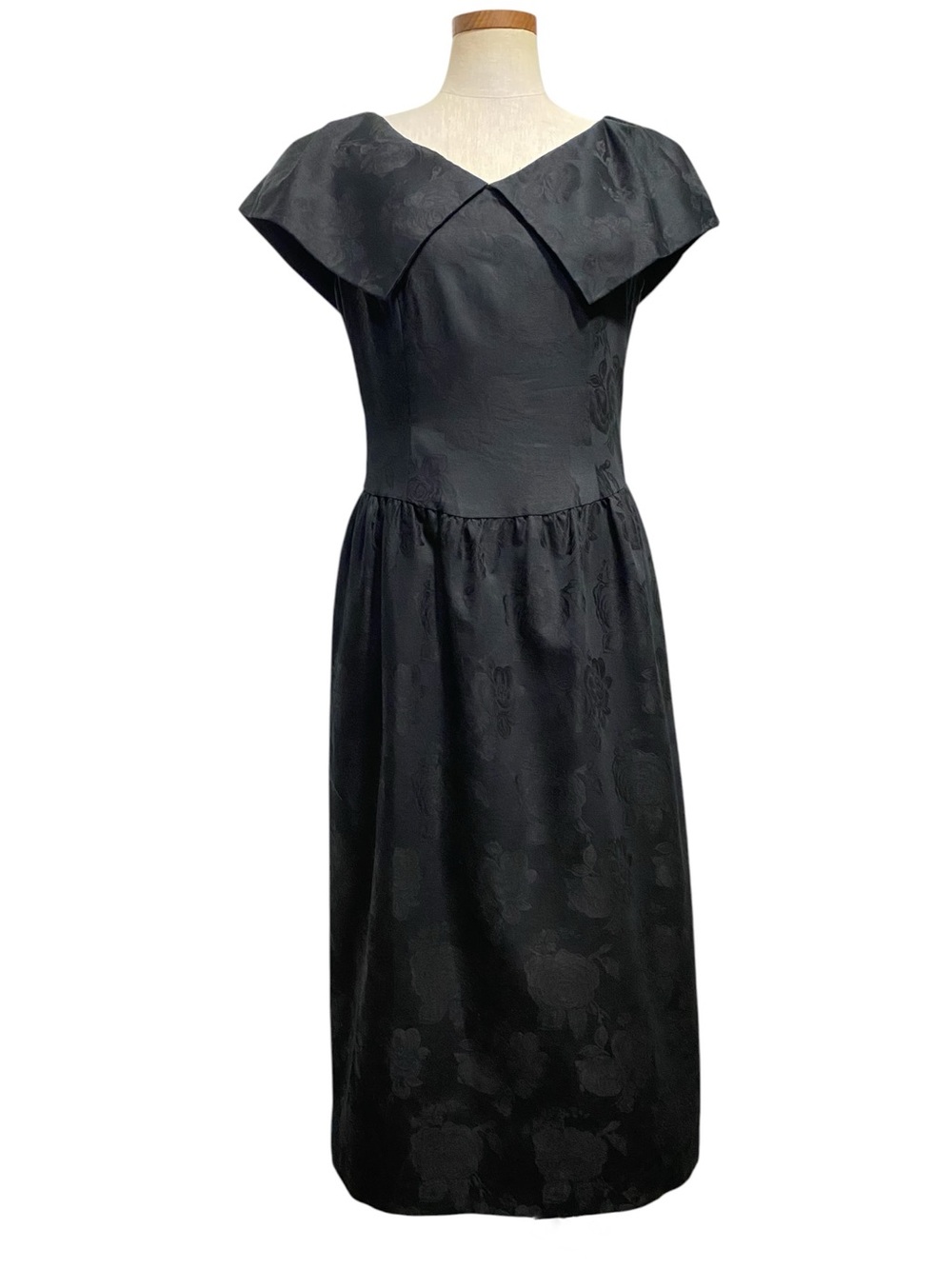 Lanz Originals Chelsea Collar Drop Waist Brocade Dress Retro Romantic Whimsigoth